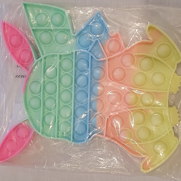 Colorful Pop It Fidget Toy Bundle 5 Piece NWT - Picture 2 of 7